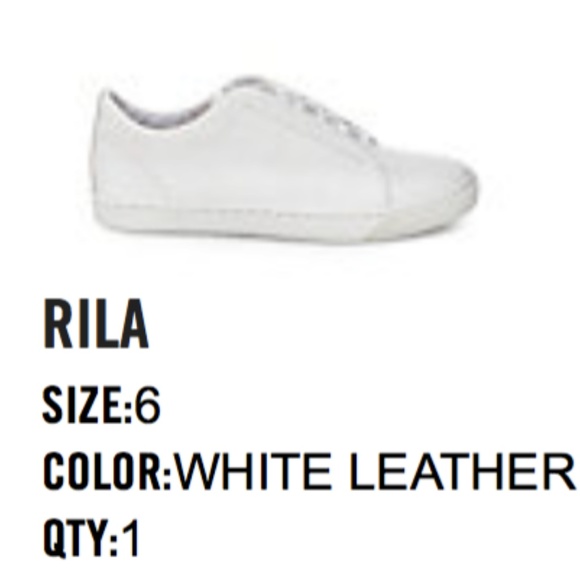 Steve Madden Rila White Leather Sneaker - Picture 6 of 6